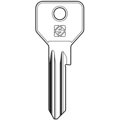 Chiave Piatta Cisa CS119 Silca Ottone Nichelato 50 Pezzi - 2