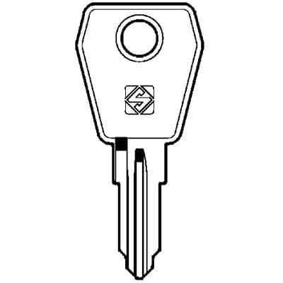 Chiave Piatta L&f LF30R Silca Acciaio Nichelato 10 Pezzi - 2