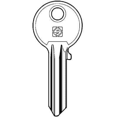 Chiave Piatta Iseo F3 IE31 Silca Nuova Serie Ottone Nichelato 20 Pezzi - 2