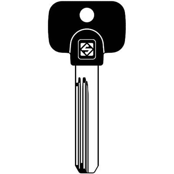 Chiave Punzonata Multlock MTK4P Silca Alpacca 5 Pezzi - 2