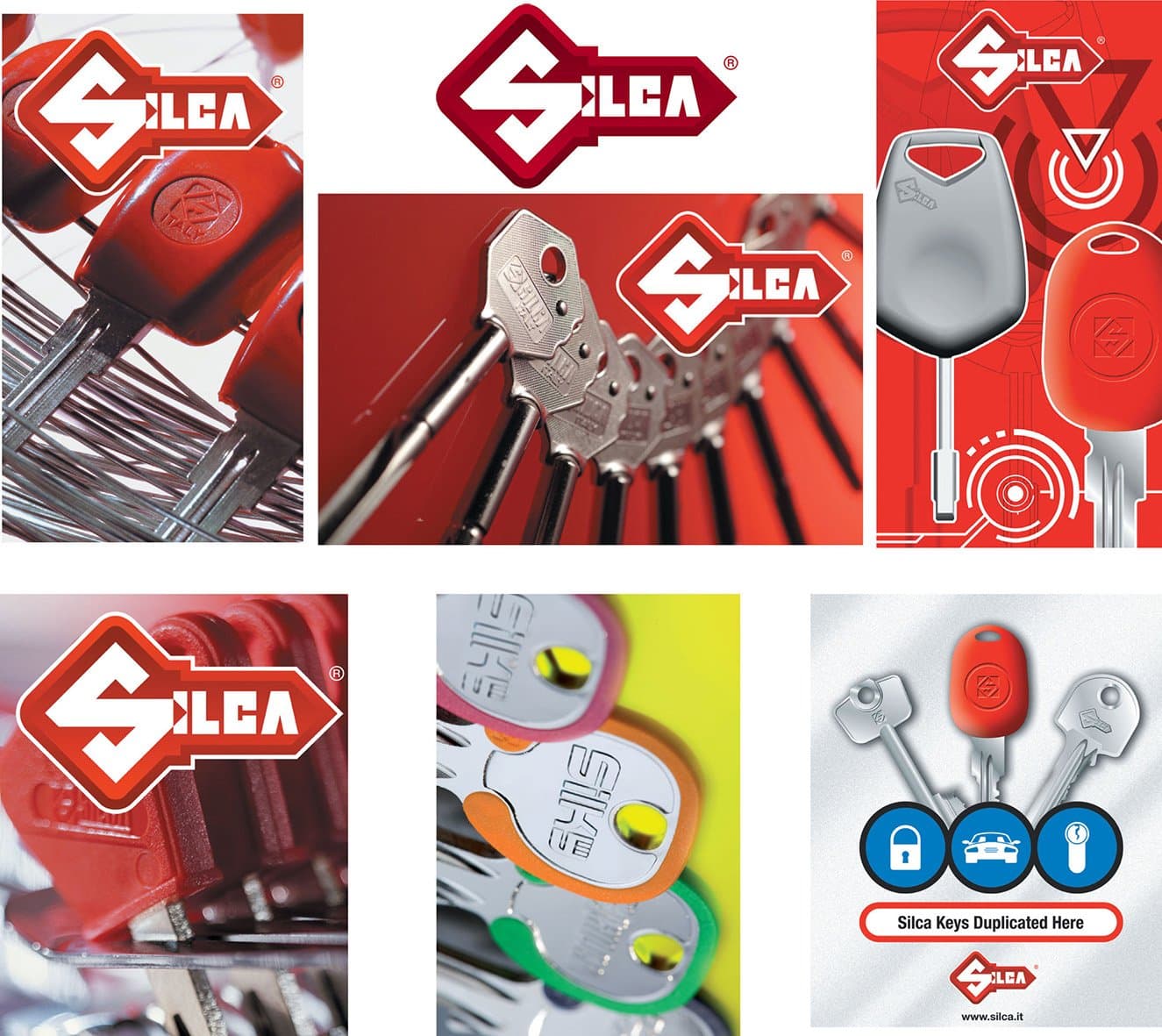 Chiave Piatta Eurolocks EU10R Silca Acciaio Nichelato 10 Pezzi