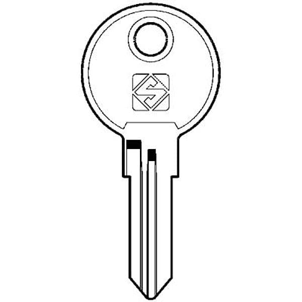 Chiave Piatta Abus AB43R Silca Acciaio Nichelato 10 Pezzi - 2