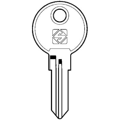 Chiave Piatta Abus AB43R Silca Acciaio Nichelato 10 Pezzi - 2