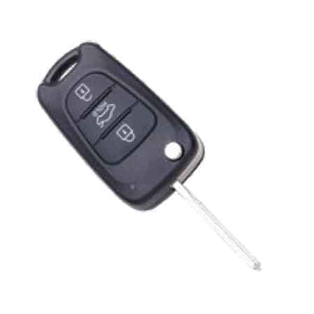 Guscio per Chiave Auto Hyundai Kia KIA8BRS8 3 Bottoni Silca - 2