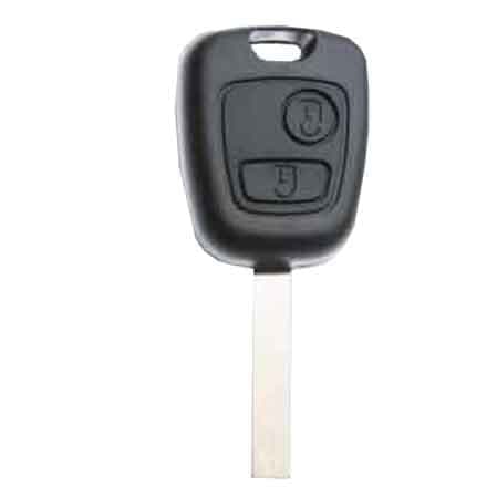 Guscio per Chiave Auto Citroen Peugeot Toyota VA2RS2 2 Bottoni - 2