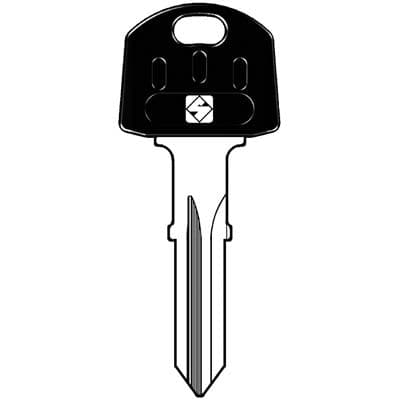 Chiave Piatta Abus AB57AP Silca Acciaio Nichelato 5 Pezzi - 2