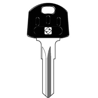 Chiave Piatta Abus AB64RAP Silca Ottone Nichelato 5 Pezzi - 2