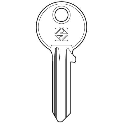 Chiave Piatta Abus AB10R Silca Acciaio Nichelato 10 Pezzi - 2