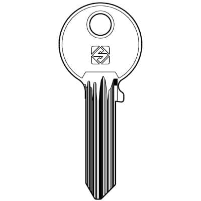 Chiave Piatta Abus AB63 Silca Ottone Nichelato 10 Pezzi - 2