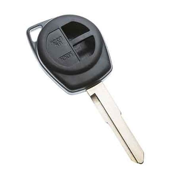 Guscio per Chiave Auto Opel Subaru Suzuki HU87RS2 2 Bottoni - 2