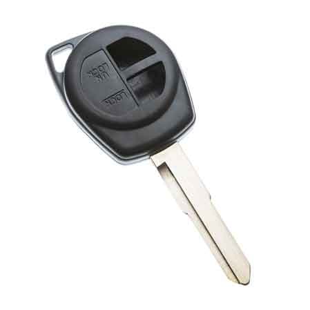 Guscio per Chiave Auto Opel Subaru Suzuki HU87RS2 2 Bottoni - 2