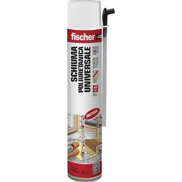 Schiuma Poliuretanica Universale Fischer Manuale 750 ml 12 Pezzi - 2