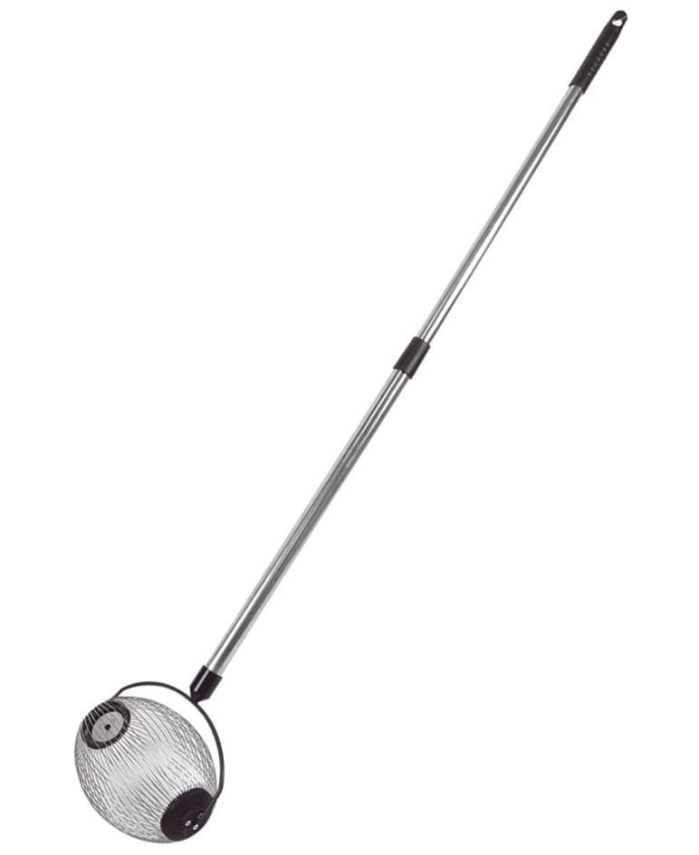 Raccoglitore per Nocciole e Olive con Manico Telescopico 80120 cm Cestello - 2