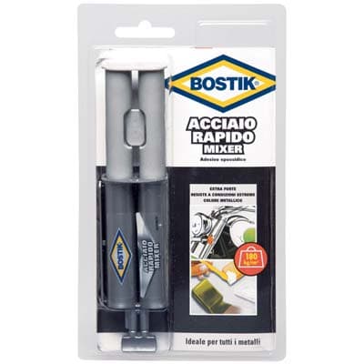 Bostik Acciaio Rapido Mixer 24 ml 4 Pezzi - 2