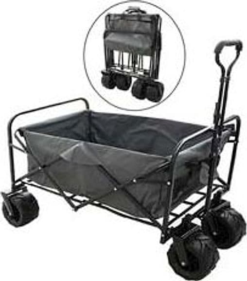Carrello Pieghevole Portatile Estendibile Multiuso Aperto 90 CMX60X78 97H – Il Campo