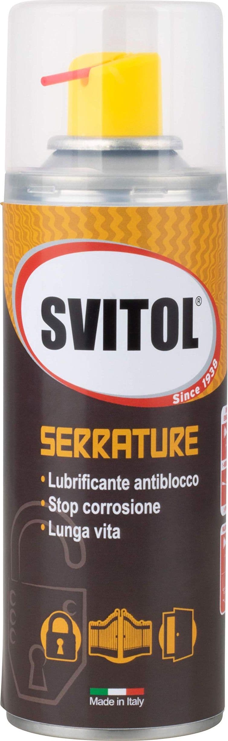 Lubrificante Spray Svitol Serrature Arexons 180 ml 2 Pezzi