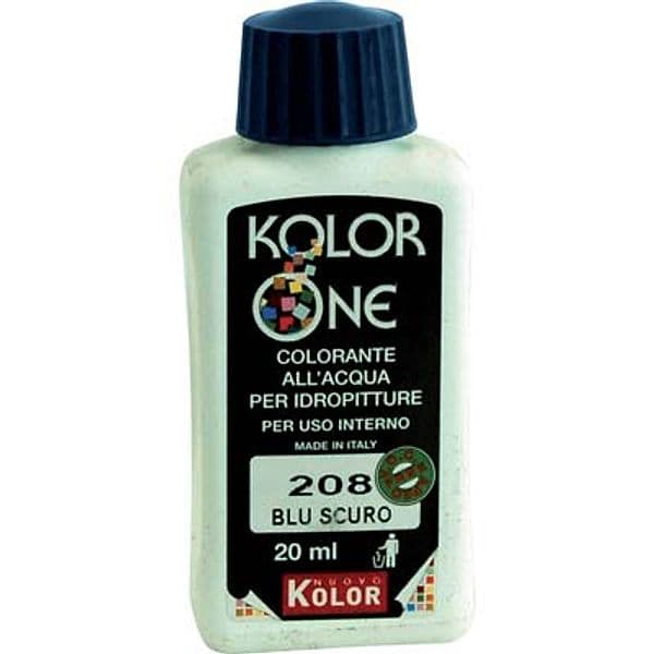 Colorante Acqua Kolorone 208 Blu Scuro 20 ml 12 Pezzi – Nuovo Kolor