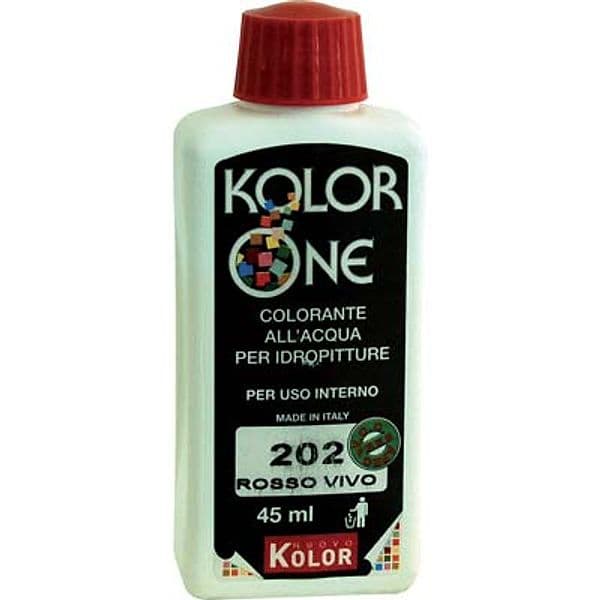 Colorante Acqua Kolorone 202 Rosso Vivo 45 ml 12 Pezzi – Nuovo Kolor