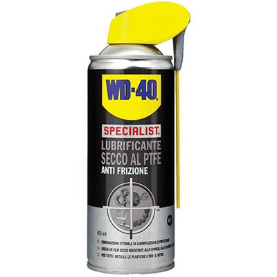 Lubrificante PTFE Secco Spray Wd 40 Specialist Antifrizione 400 ml 2 Pezzi - 2