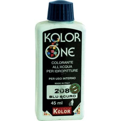 Colorante Acqua Kolorone 208 Blu Scuro 45 ml 12 Pezzi - 2