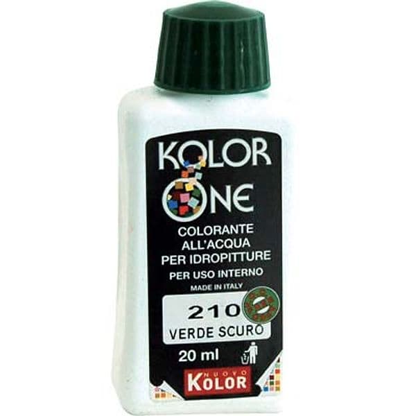 Colorante Acqua Kolorone 210 Verde Scuro 20 ml 12 Pezzi – Nuovo Kolor