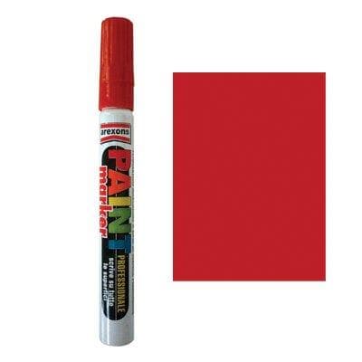 Pennarello Paint Marker Arexons Rosso 12 Pezzi - 2
