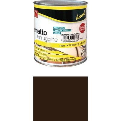 Smalto Antiruggine Hand Marrone 750 ml 6 Pezzi - 2
