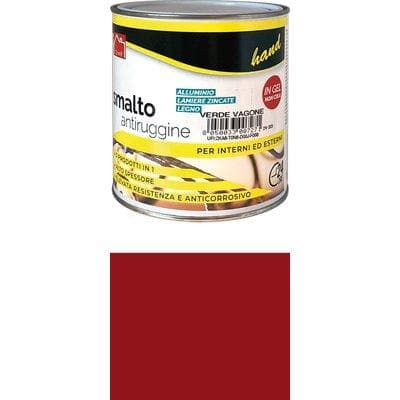 Smalto Antiruggine Hand Rosso 750 ml 6 Pezzi - 2
