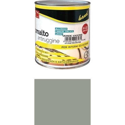 Smalto Antiruggine Hand Grigio Argento 750 ml 6 Pezzi - 2