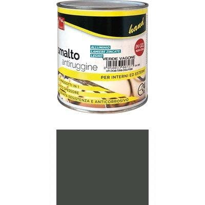 Smalto Antiruggine Hand Grigio Piombo 750 ml 6 Pezzi - 2