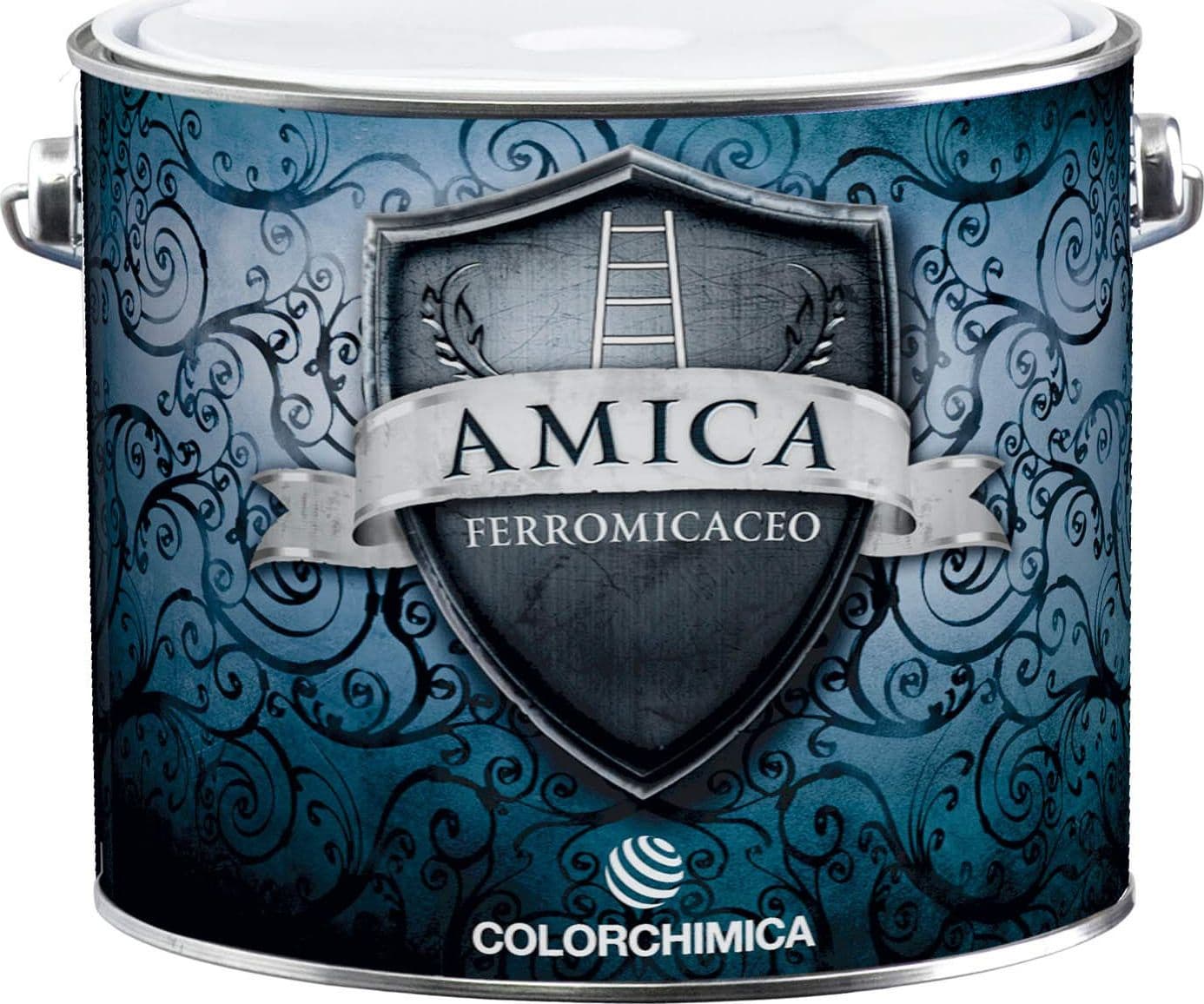 Smalto Ferromicaceo a Solvente Hand Grigio Scuro 750 ml 6 Pezzi - 2
