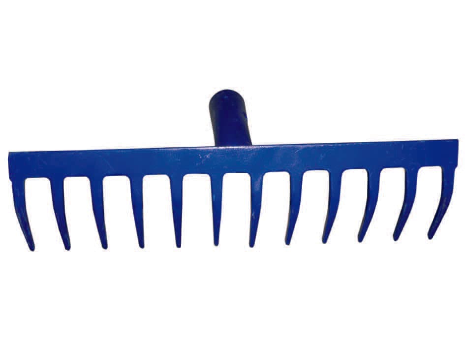 Rastrello in Acciaio Verniciato Spessore 5,2 mm 14 Denti Il Campo 3 Pezzi - 2