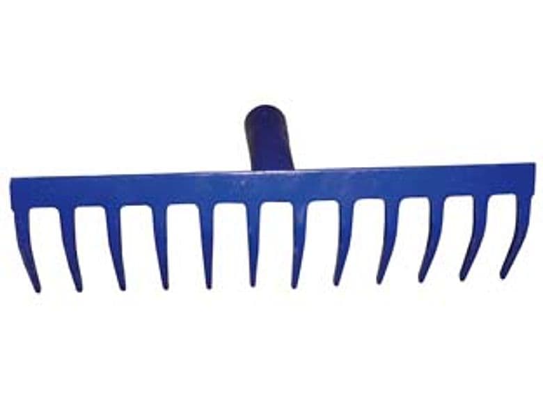Rastrello in Acciaio Verniciato Spessore 5,2 mm 10 Denti Il Campo 3 Pezzi - 2