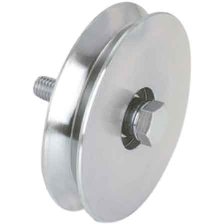 Ruota con Bullone per Cancelli Gola Y 80 mm - 2