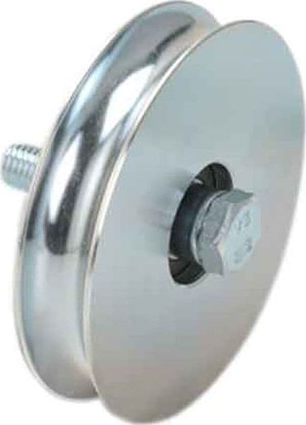 Ruota con Bullone per Cancelli Gola Tonda 120 mm - 2