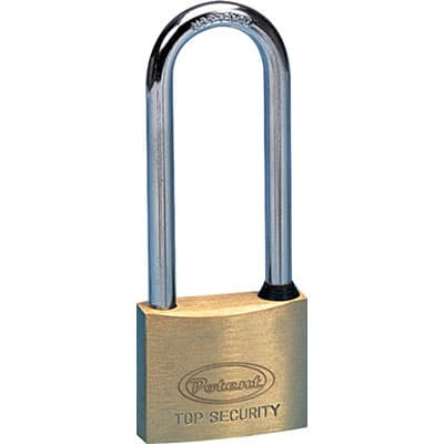 Lucchetto Arco Lungo 2700 Potent Cromato 40 x 58 mm 12 Pezzi - 2