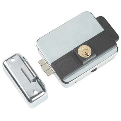 Serratura Cancello Applicare Elettrica 5011 Feb C.tondo Fisso con Scr Dx Sx - 2