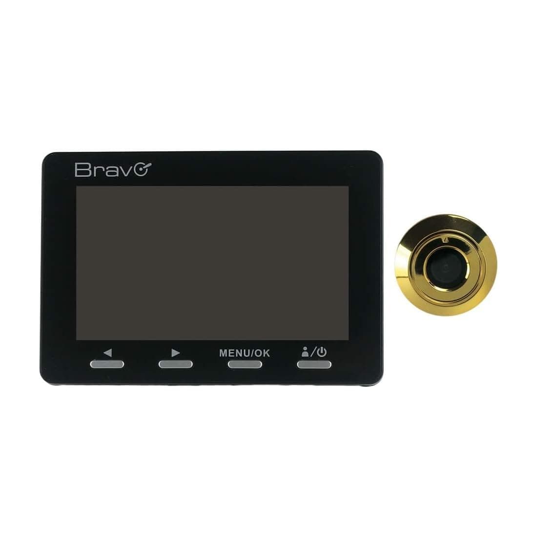 Spioncino Elettronico Maxi Sottocchio Bravo Oro con Schermo Lcd 4,3 mm - 2