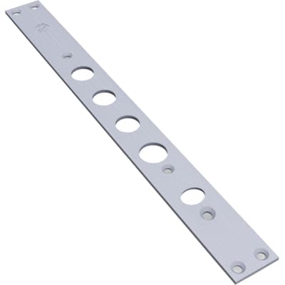 Frontale Serratura FR2530 a 37 Securemme Inox I.mm 37 per 2431 2681 - 2