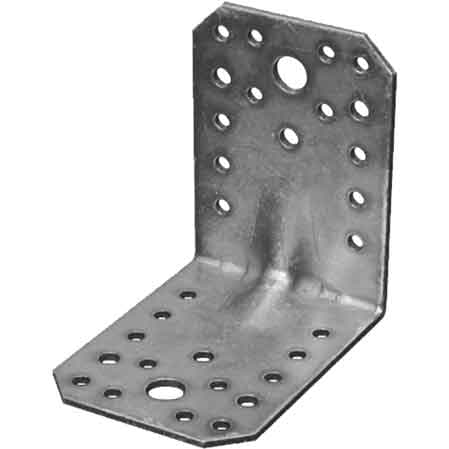 Piastra ad Angolo Pesante 8 x 39 85 x 65 mm 25 Pezzi - 2
