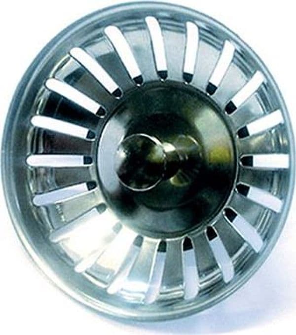 Tappo Griglia Lavello Basket Inox 83 mm 10 Pezzi - 2
