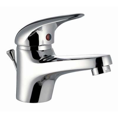 Rubinetto Miscelatore Lavabo Start H25 Crolla Ottone Cromato con Piletta 11 - 2