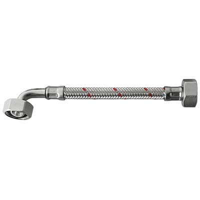 Tubo Treccia Carico Lavatrice Lavinox Parigi Inox ¾f Cm 200 - 2