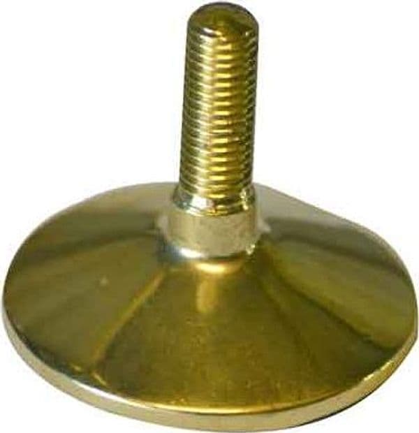 Piedino Regolabile in Ottone Ø 50 mm M12 20 Pezzi - 2