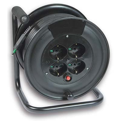Avvolgicavo Impresa Fme 2P con T 16A Bipasso Schuko X4 N°xmmq 3X15 25 m - 2