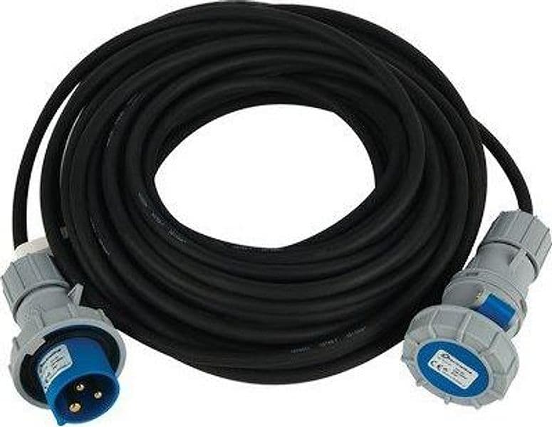 Prolunga Industriale Blu Electraline 2P con T 16A IP67 N°xmmq 3X25 20 m