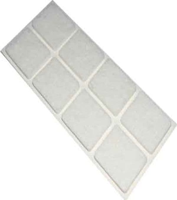 Feltrini Rettangolari 25 x 35 mm Blister Marrone 6 Pezzi - 2