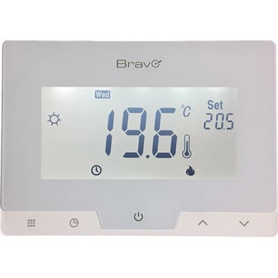 Cronotermostato Glam Bravo 5 x 35 °c Lcd 38 mm 124X88X24 - 2