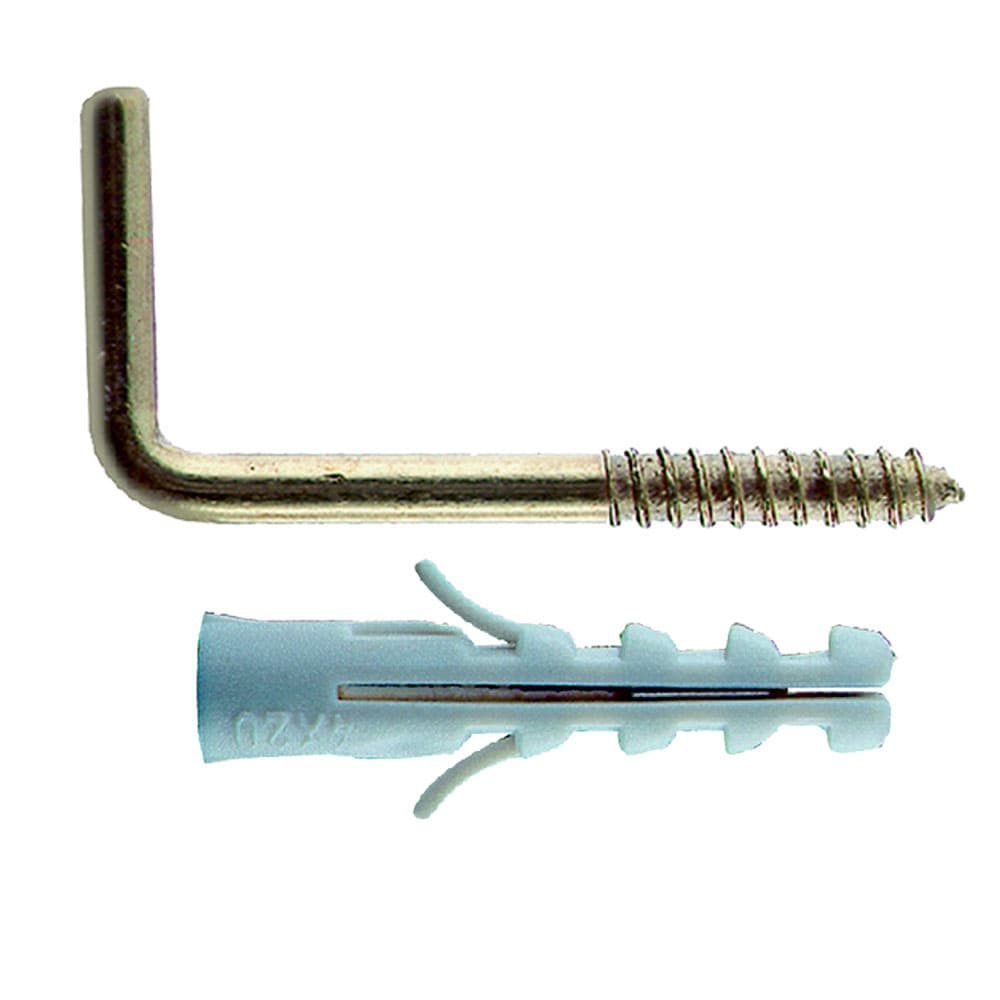 Tassello G&b Condor Nylon C4 Gl 4 x 20 Gancio 2,5 x 20 32 Pezzi - 2