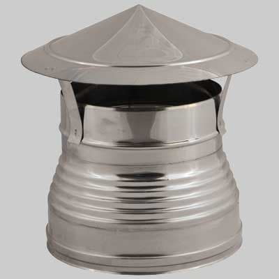 Cappello Cinese Doppia Parete Diametro Esterno Femmina Int. Ø 100 Est. Ø - 2
